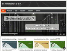 Tablet Screenshot of mendelson-e-c.com