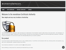 Tablet Screenshot of ca.mendelson-e-c.com